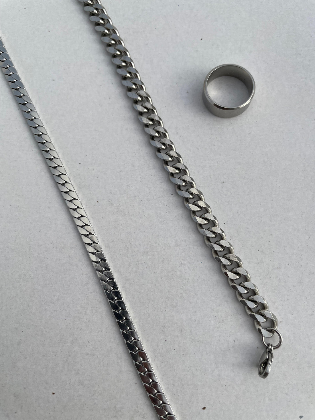 Combo Deal 3 In 1 Big Bracelet 1 Ring & 1 Chain